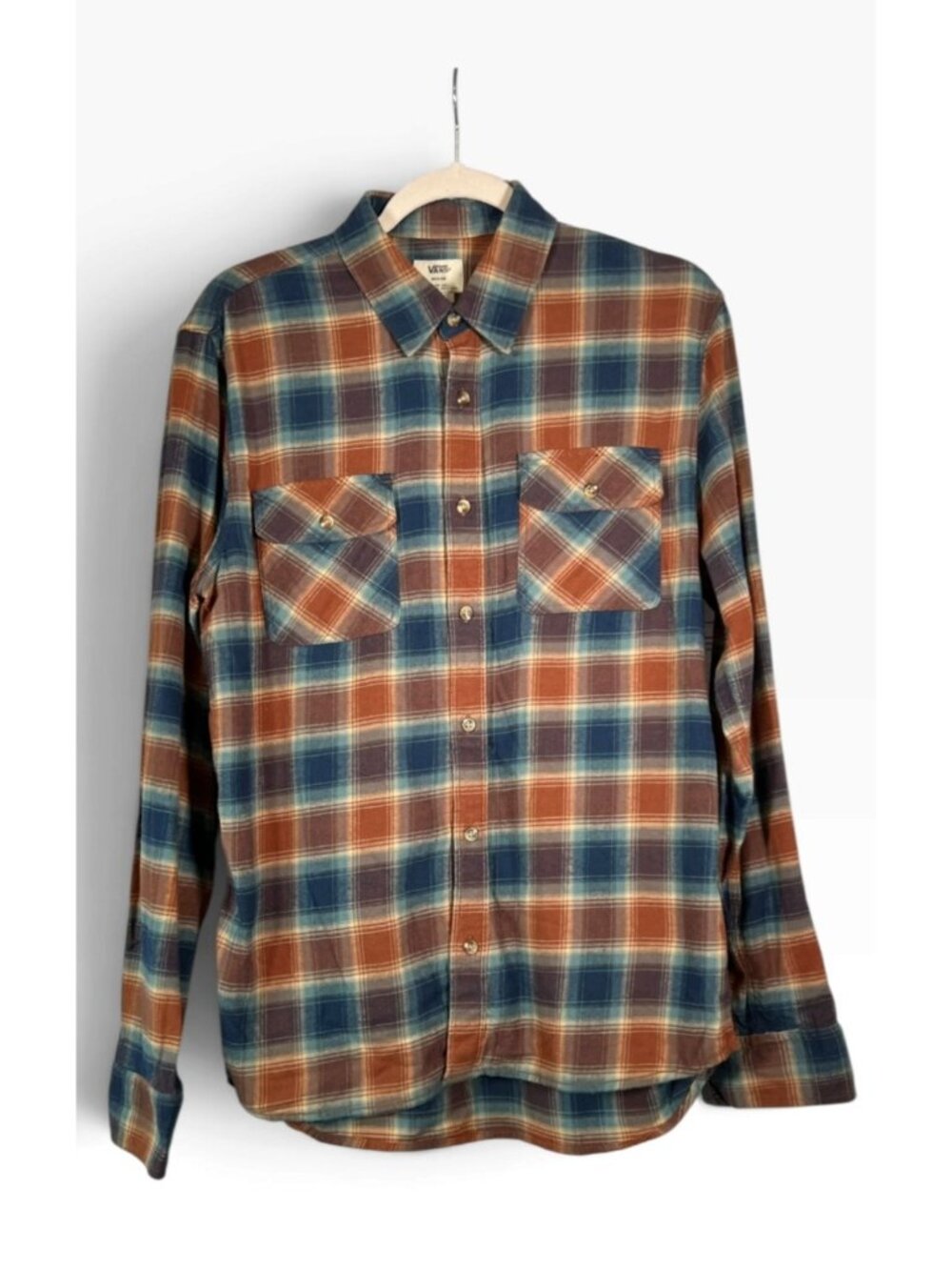 Vans Plaid Flannel Shirt Men M from Shut Eye Hulu Production Wardrobe